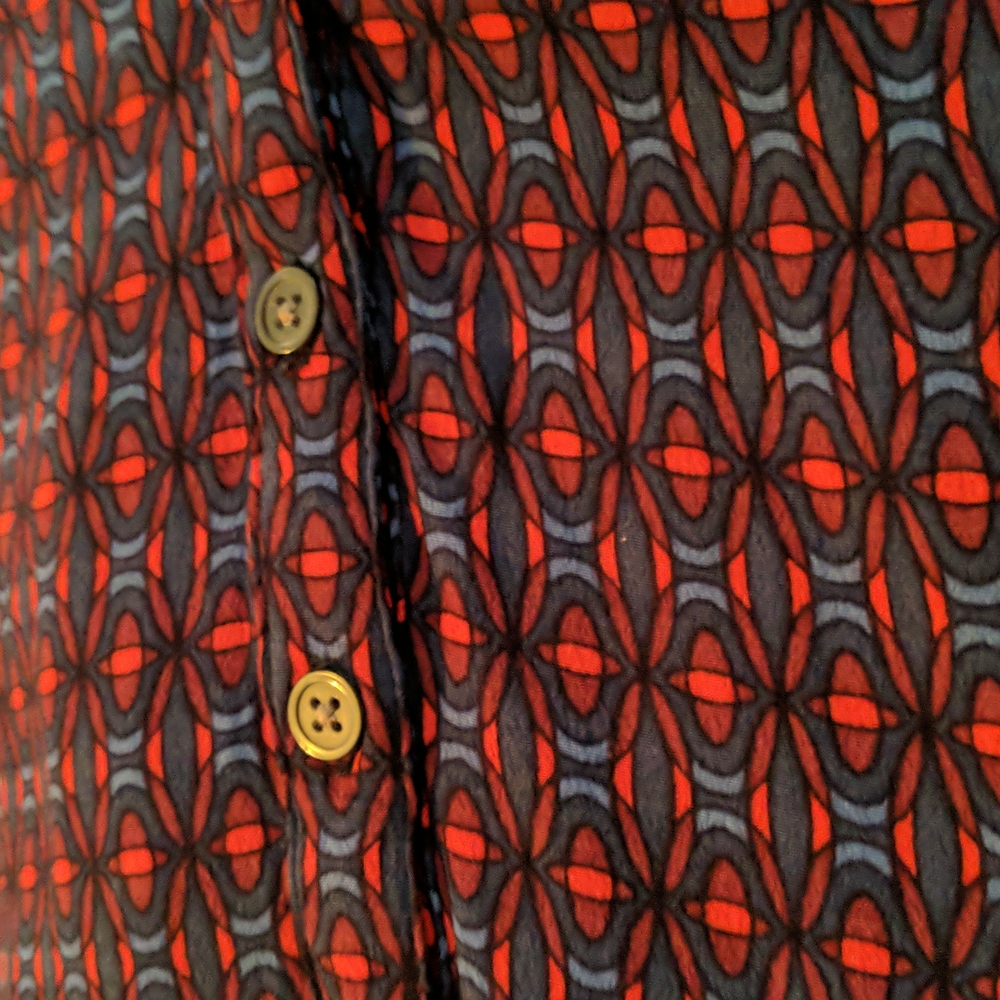 Gap * Midi Shift Dress Button Front Size Small - image 7